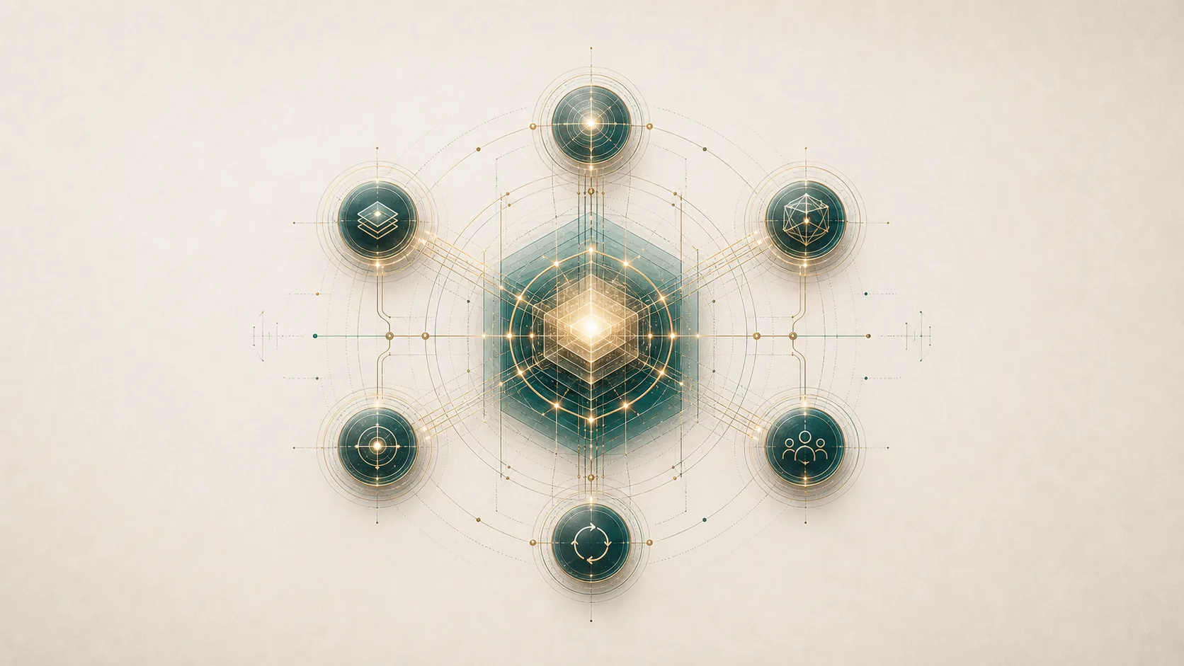 KonshOS Core internal alignment engine artwork